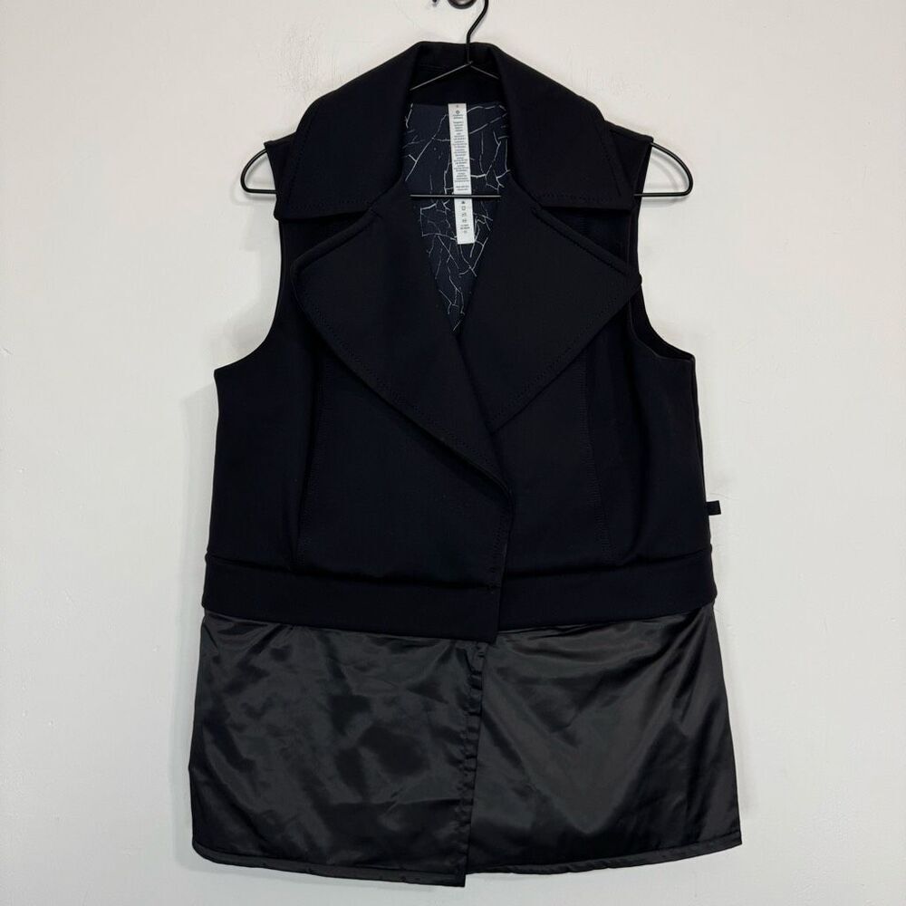 Lululemon Athletica Black Sleeveless Blazer - Picture 3 of 9